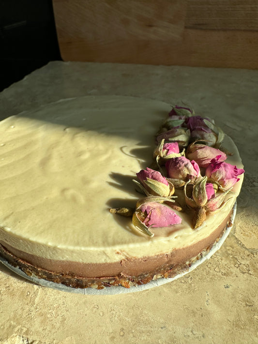 Raw Vegan Rose Pie