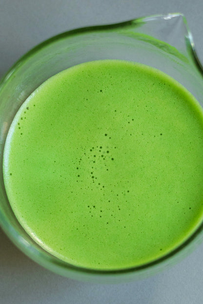 Textured Glass Matcha Bowl with Spout