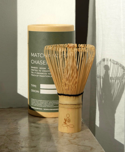 Bamboo Matcha Whisk - 100 prongs